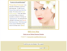Tablet Screenshot of beautybizdomains.allnaturalbeauty.us