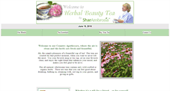 Desktop Screenshot of herbalbeautytea.allnaturalbeauty.us